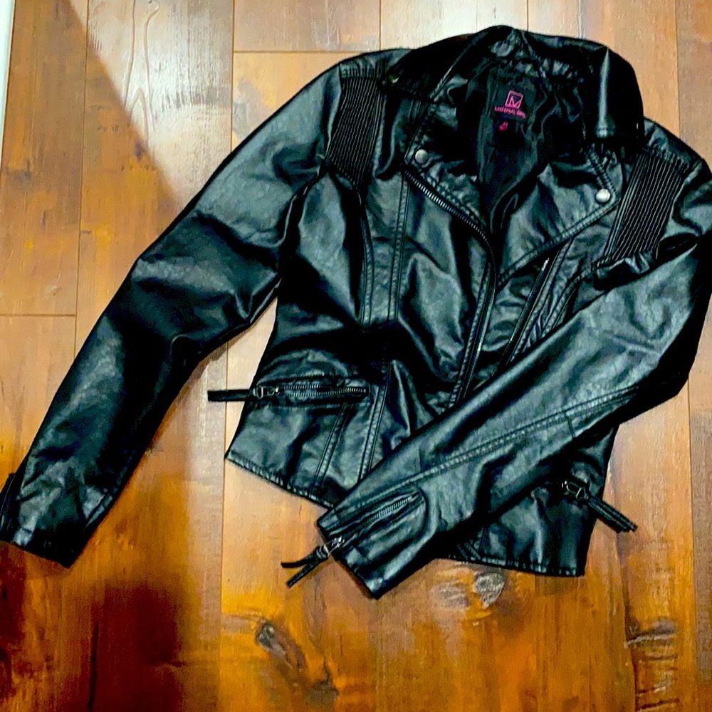 Material Girl Faux Leather Jacket
